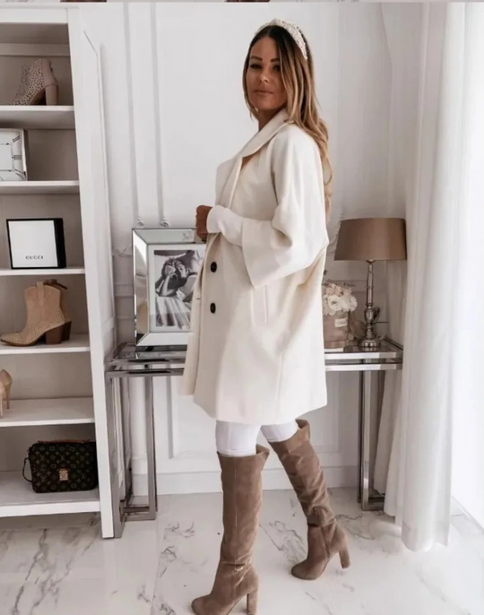 EB | Weit fallender Damen-Trenchcoat