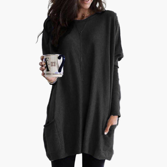 EB | Langpullover Im Oversize-Stil - Bequemer Casual-Look für Herbst und Winter