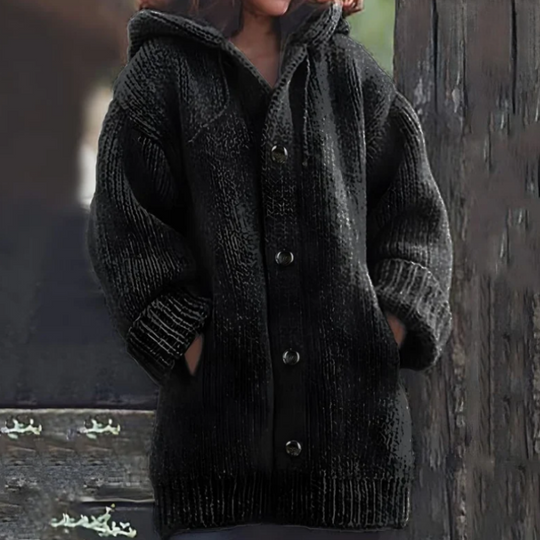 EB | Lange Jacke mit Kapuze