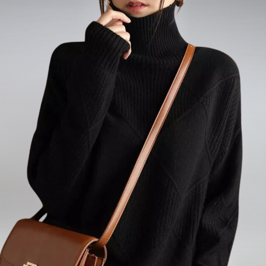 EB | Pullover mit Rollkragen für Frauen Warm