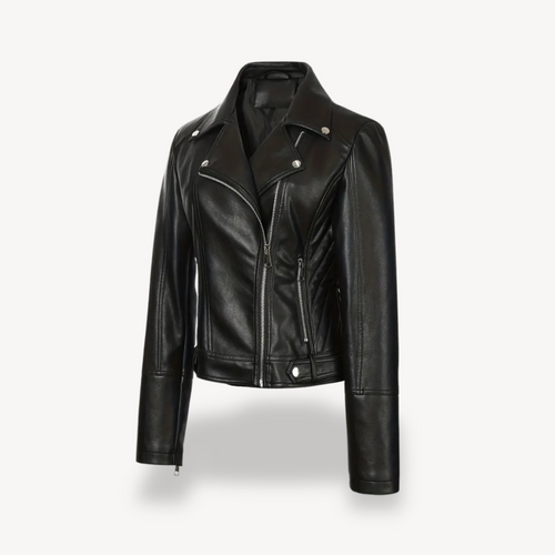 EB | Fake-Leder Bikerjacke für Frauen