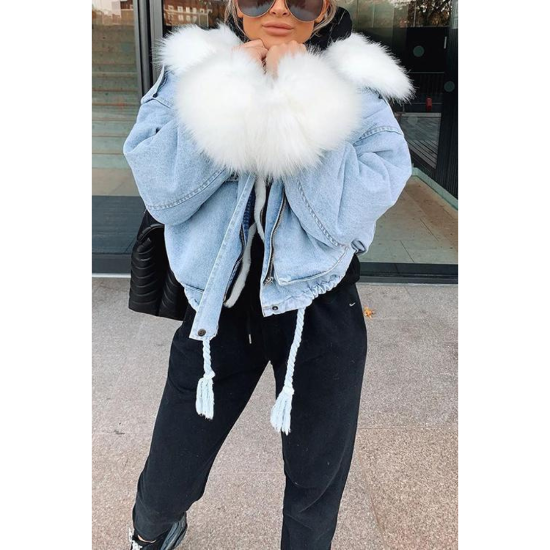 EB | Winterjacke aus Jeans für Frauen