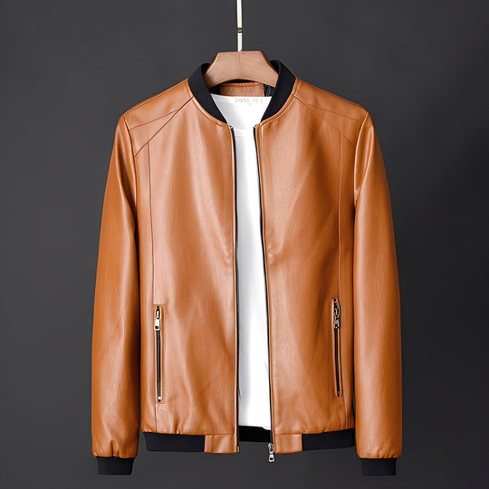 EB | Stylische Biker-Lederjacke für Männer