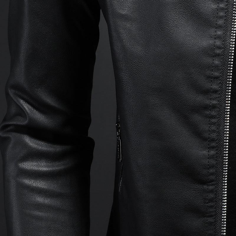 EB | Stylische, Slim Fit Lederjacke für Männer