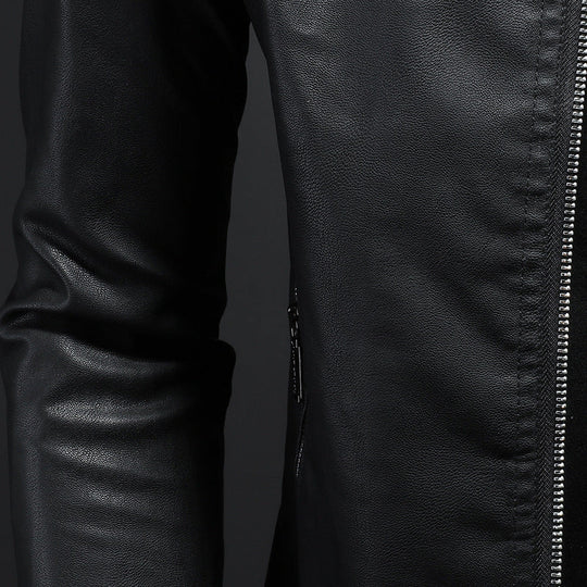 EB | Stylische, Slim Fit Lederjacke für Männer