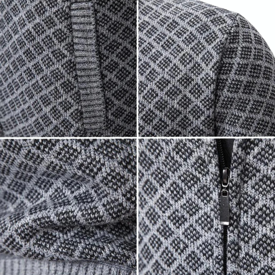 EB | Strickjacke Im Business-Look - Eleganter Freizeit- und Büro-Stil