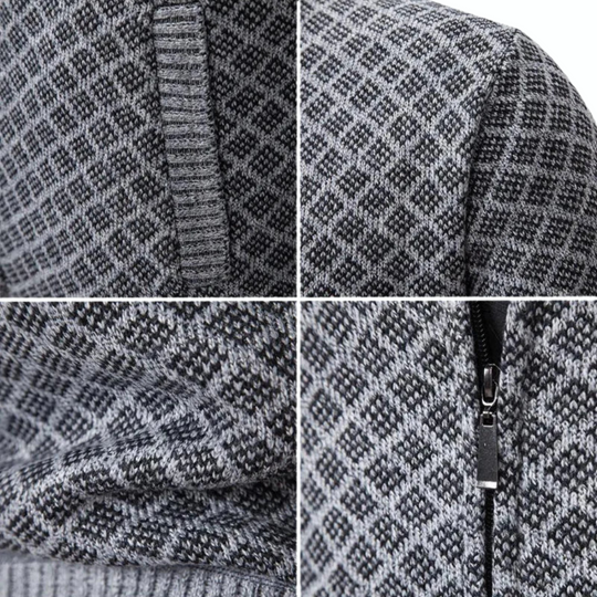 EB | Strickjacke Im Business-Look - Eleganter Freizeit- und Büro-Stil