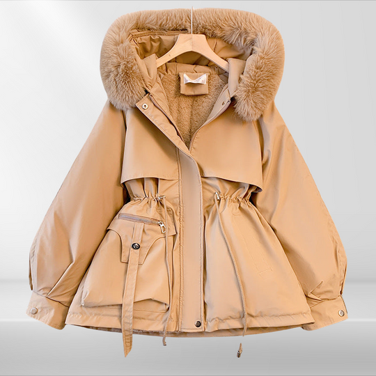 EB | Damen-Daunenjacke mit abnehmbaren Kragen