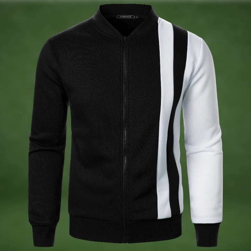 EB | Sportliches Sweatshirt mit Reißverschluss Polyester-mischung Dynamisches Design