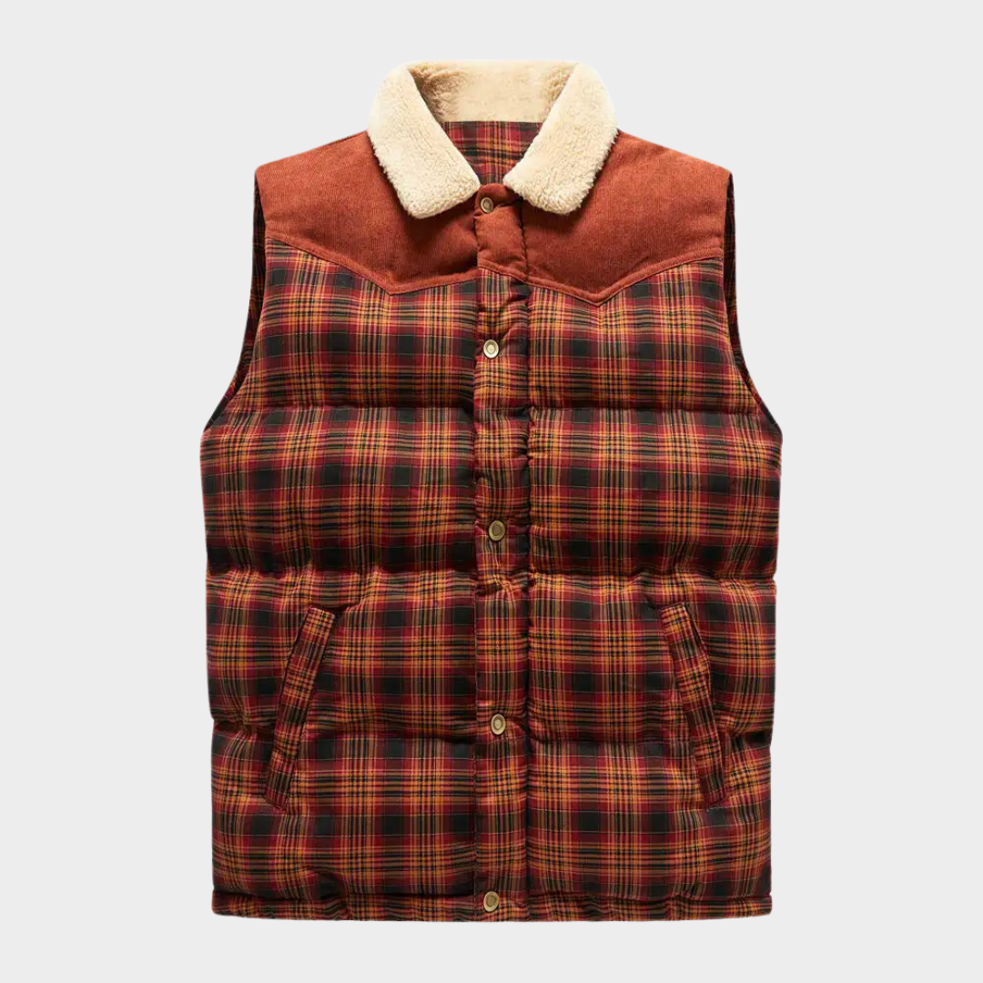 EB | Klassisch kariertes Herren Bodywarmer