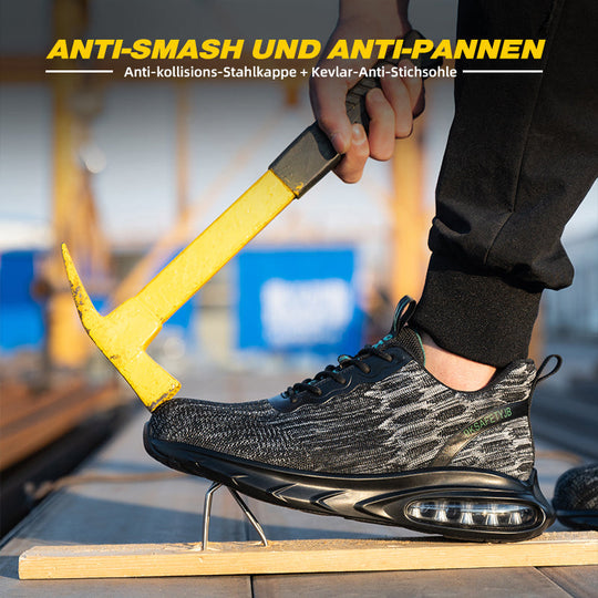 S1P Air-Dämpfung, rutschfeste Sicherheitsschuhe EB