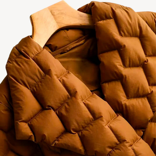 EB | Damen Stepp-Pufferjacke mit Gürtel