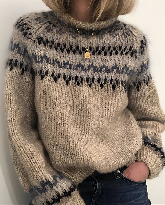 EB | Damenpullover mit Grobem Strick