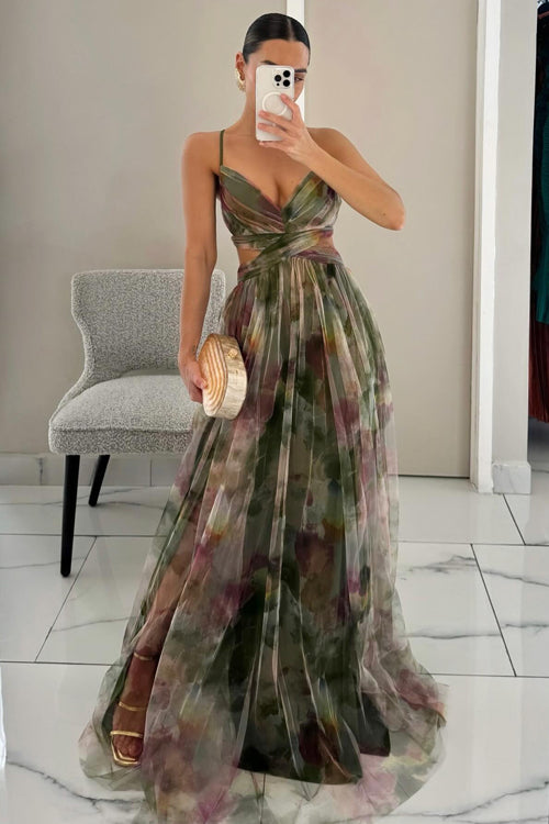 EB | Enchant My Love Print Maxi Kleid