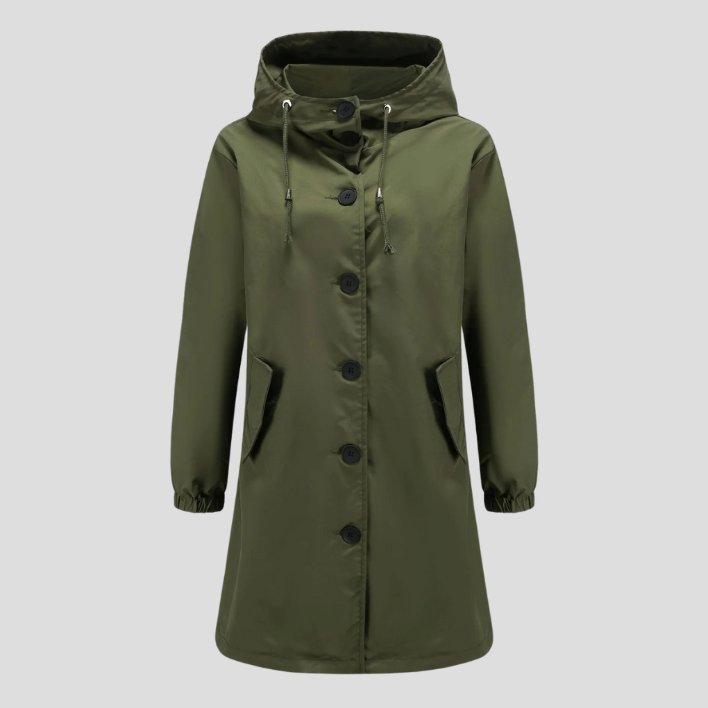 EB | Wasserdichte Regenjacke mit Kapuze für Damen