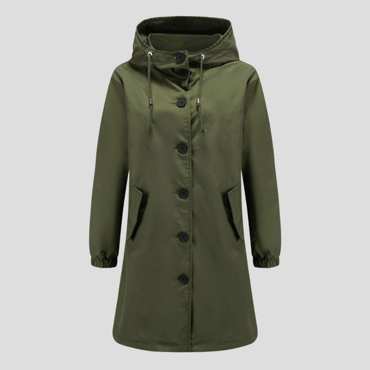 EB | Wasserdichte Regenjacke mit Kapuze für Damen