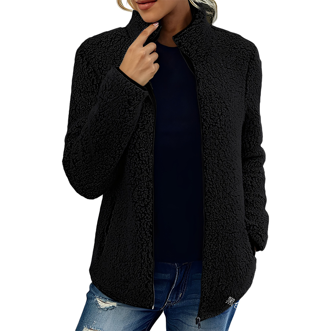 EB | Eleganter Fleece-Veloursmantel für Damen