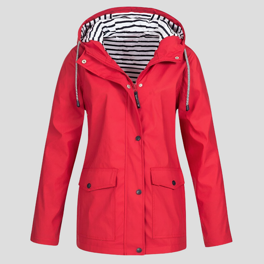 EB | Wasserdichte und Winddichte Kapuzenjacke für Damen