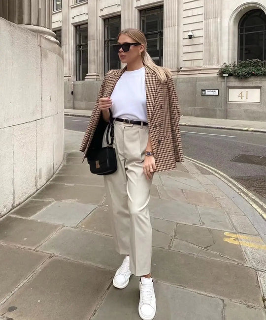 EB | Klassischer Karierter Blazer