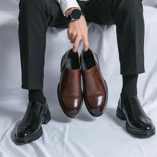 EB | Elegante Herrenschuhe Klassische Slipper Anzugschuhe mit Eleganter Verarbeitung