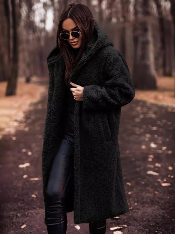 EB | Damen-Trenchcoat mit Gürtel und Doppelt Geknöpftem Verschluss