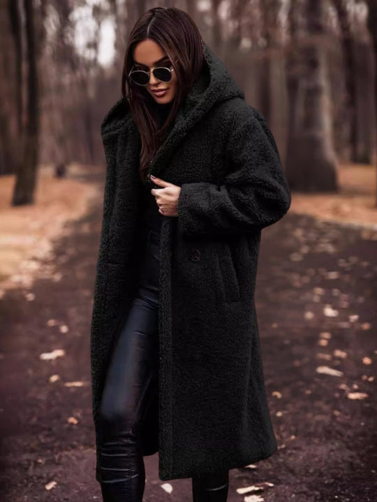 EB | Damen-Trenchcoat mit Gürtel und Doppelt Geknöpftem Verschluss
