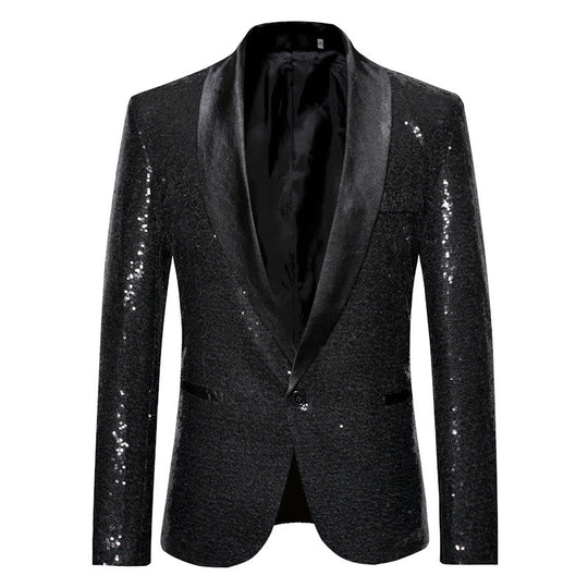 EB | Stilvoller Pailletten-Blazer für Herren