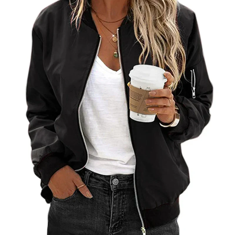 EB | Bomberjacke für Damen – Stylisch & Praktisch mit Reißverschluss - Damenjacke
