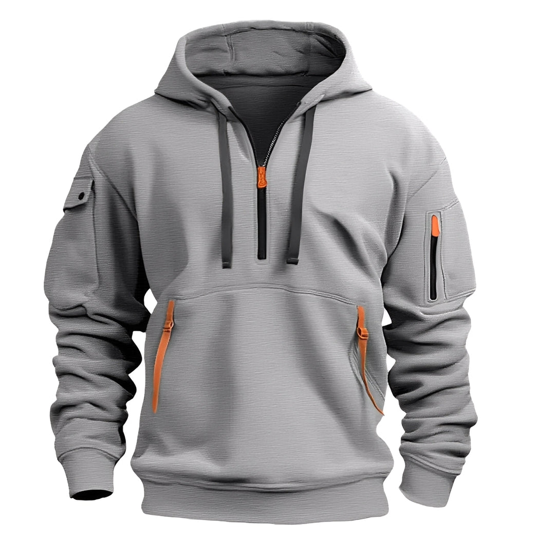 EB | Locker Hoodie mit Halbzip für Männer