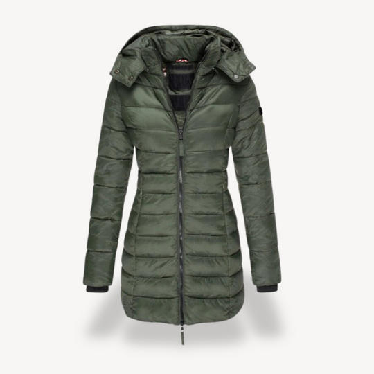 EB | Damen Pufferjacke mit Kapuze