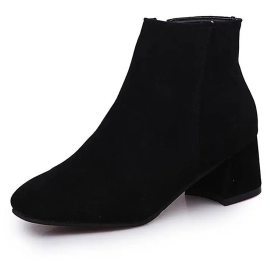 EB | Moderne Wild Ankle Boots mit Bequemem Absatz Damen Ankle Boots