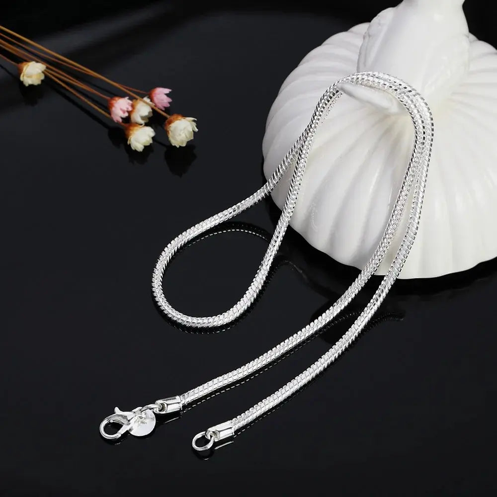 EB | 925 3Mm Sterling Silber Schlangen Kette