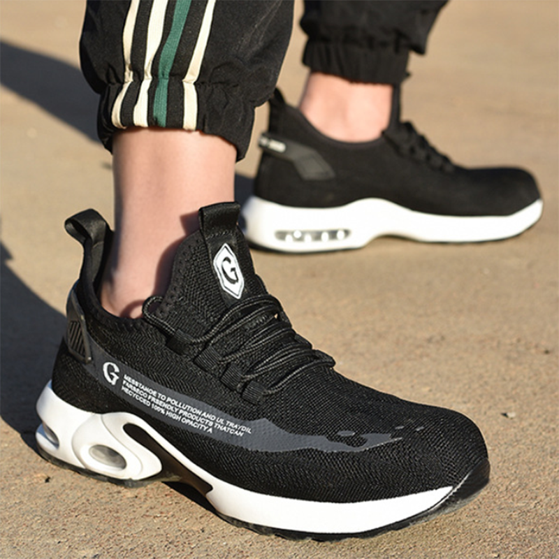 S1P mode Sicherheit Schuhe Männer Stahl Kappe Schuhe EB