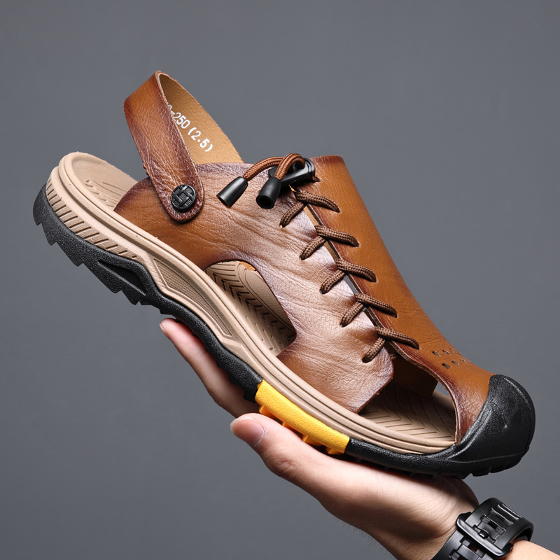 Robuste Ledersandalen für Männer EB