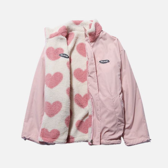 EB | Damen Winter Puffer Jacke - Reißverschluss