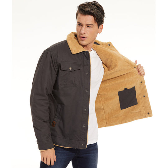 EB | Winterjacke mit Sherpa-futter Wasserabweisend Warm und Robust
