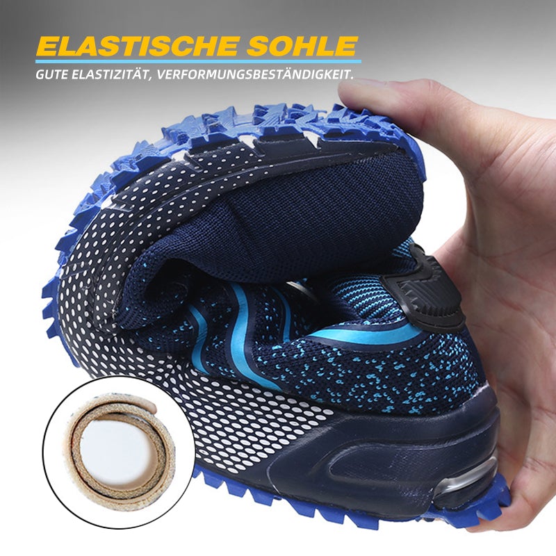 Leicht Sicherheitsschuhe Herren Damen Arbeitsschuhe Atmungsaktiv Schutzschuhe Stahlkappe Sportlich Sneaker EB