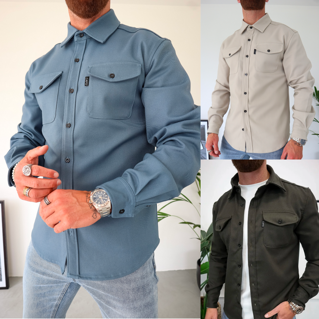 EB | Premium-Jacke mit Knopfverschluss für Herren Stylische und Bequeme Jacke