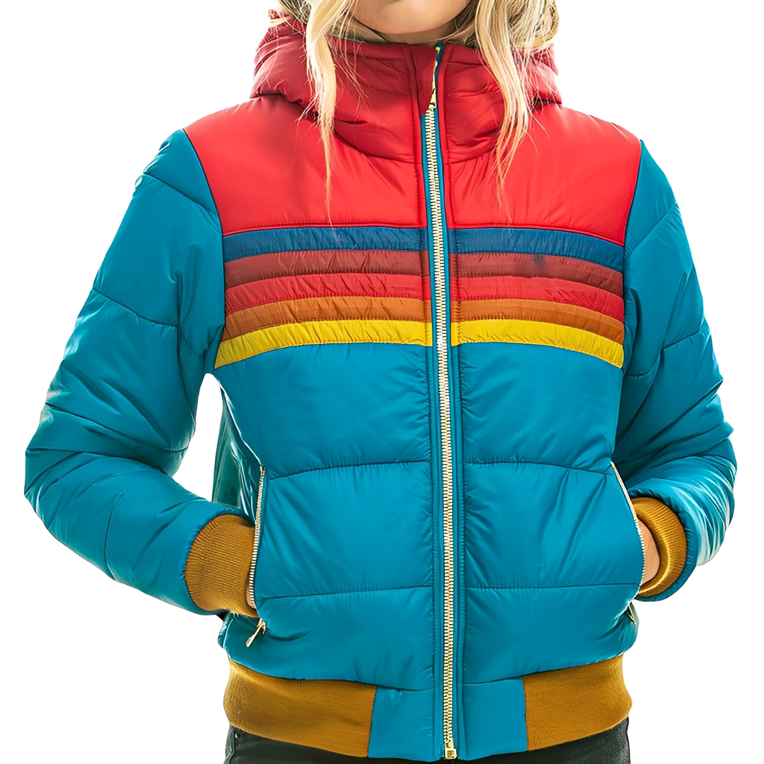 EB | Stilvolle Steppjacke mit Kapuze für Damen