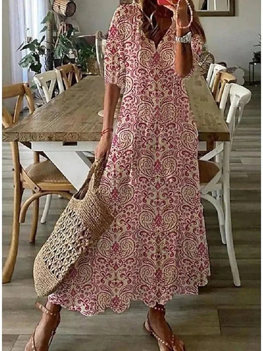 EB | Sommer Midi Kleid mit Licht Design