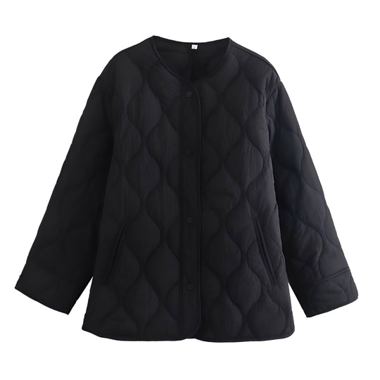 EB | Stylische, lockere, einreihige Jacke für Frauen