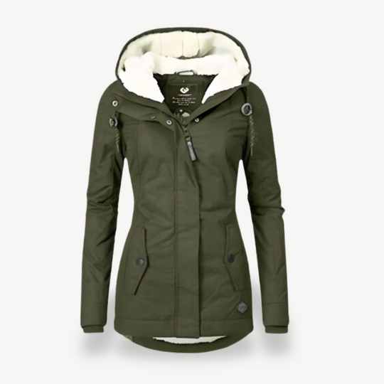 EB | Damen Wasserdichte Winterjacke mit Kapuze
