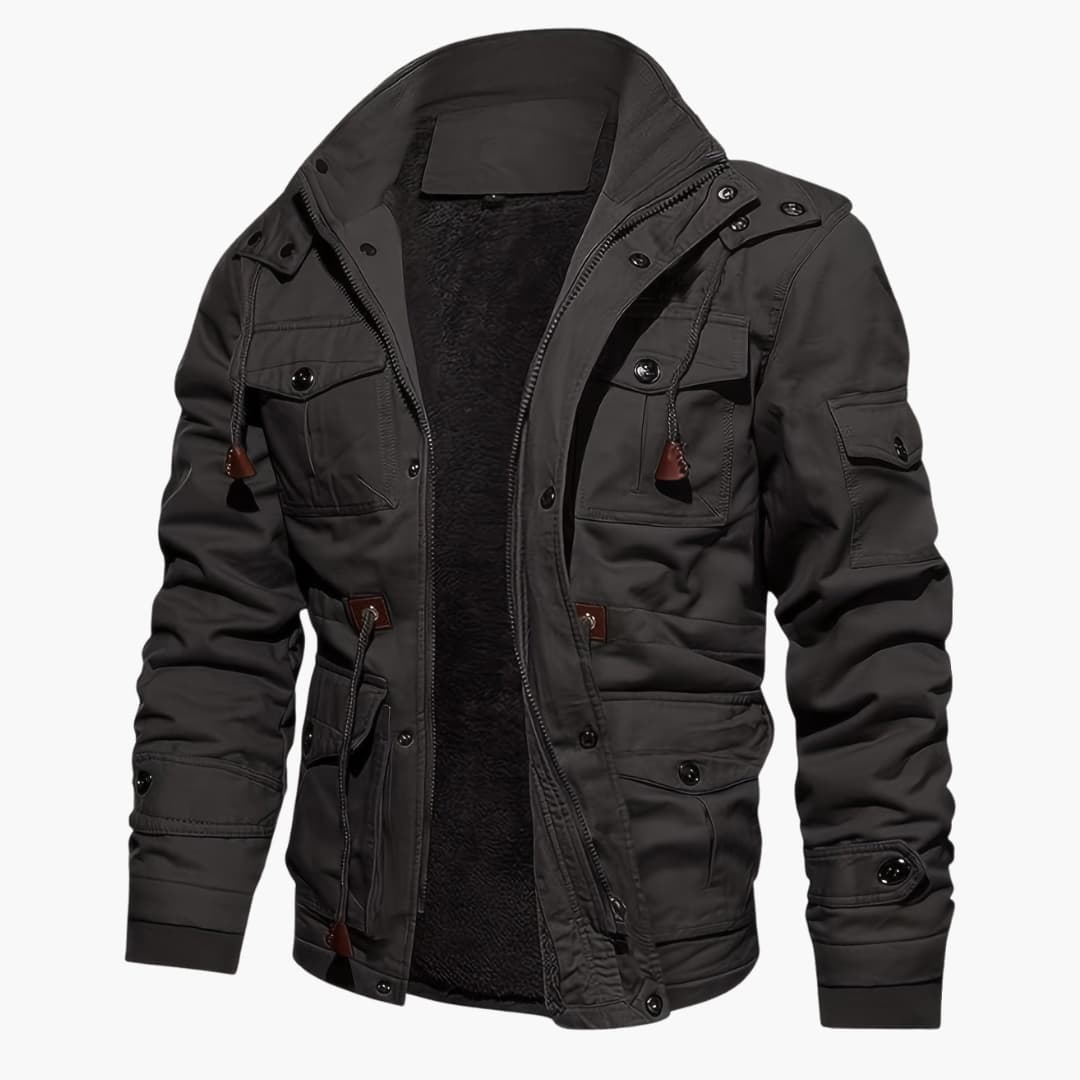 EB | Warme Fleecejacke mit Taschen für Herren
