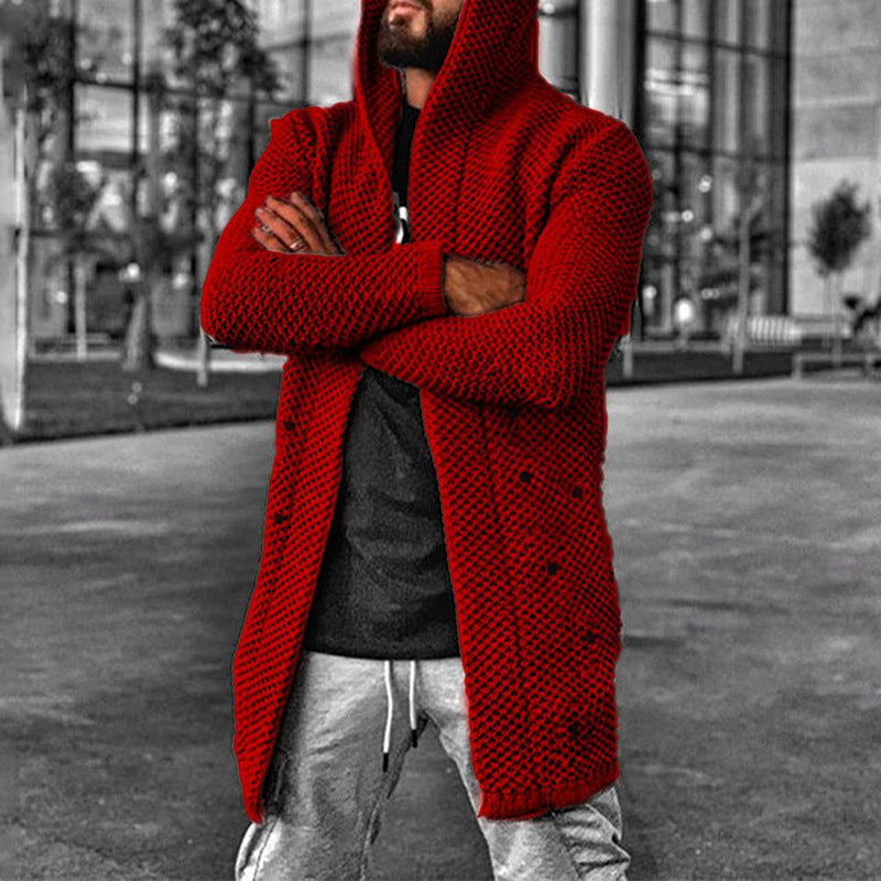 EB | Strickjacke mit Kapuze für Männer