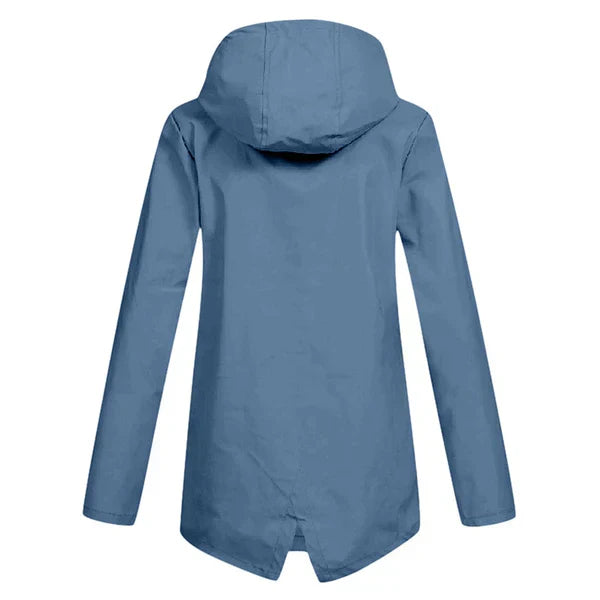 EB | Trendy Damen Regenjacke mit Kapuze