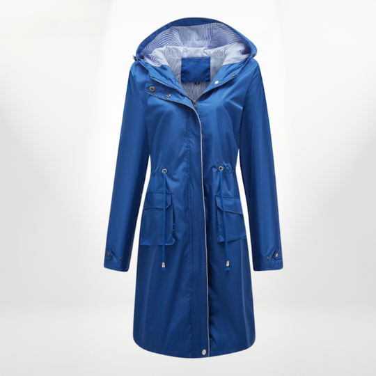 EB | Damen Kapuzen Mantel in mittellanger Anorak-Form