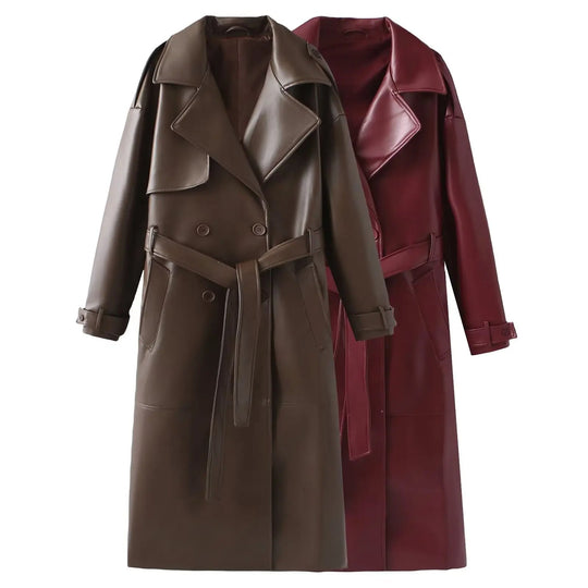 EB | Stilvolle Vegane Leder Damenjacke