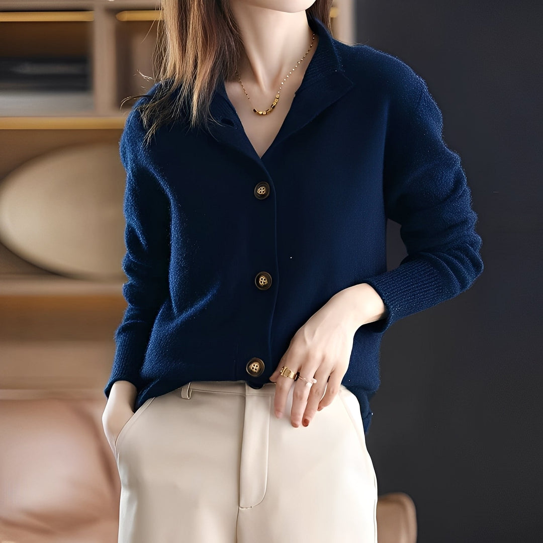EB | Eleganter, lässig gestrickter Cardigan für Frauen