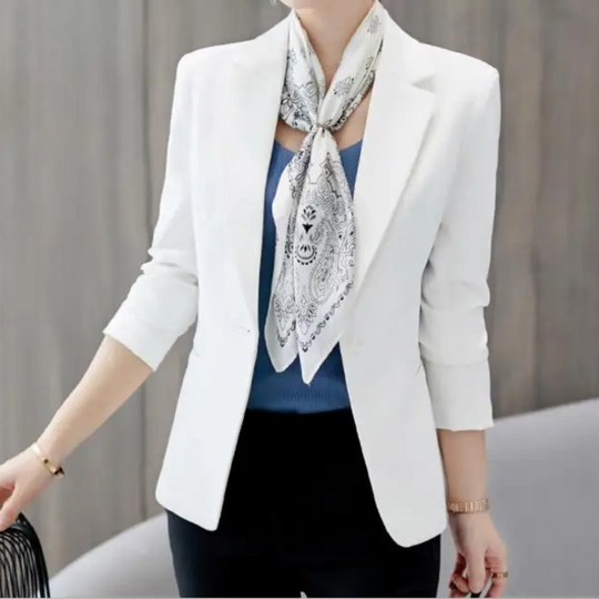 EB | Eleganter Damen Blazer mit Langen Ärmeln Perfekt für Die Arbeit