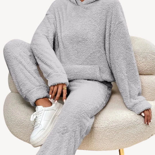 EB | Damen Fleece-Loungewear-Set Trainingsanzug